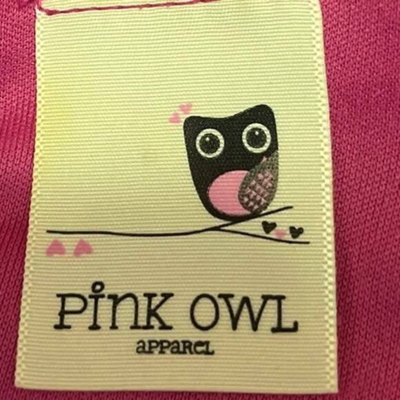 Pink Owl Pink Blue Geometric Sleeveless Belted Cami Camisole Midi Tank Dress 4X - Picture 5 of 6